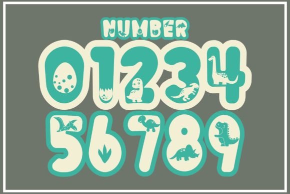Dino Mode Font - Preview 2