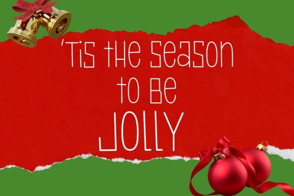 Farmhouse Christmas Font - Preview 1