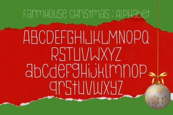Farmhouse Christmas Font - Preview 2