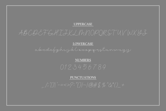 First Signature Font - Preview 2