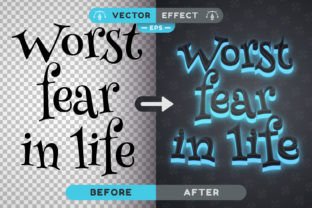 Night Glow - Editable Text Effect Graphic by rwgusev · Creative Fabrica