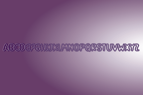 Pernerple Font PNG with transparent background - Preview 1
