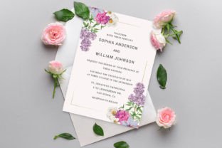 Spring Floral Wedding Invitation Graphic by creativetacos · Creative ...