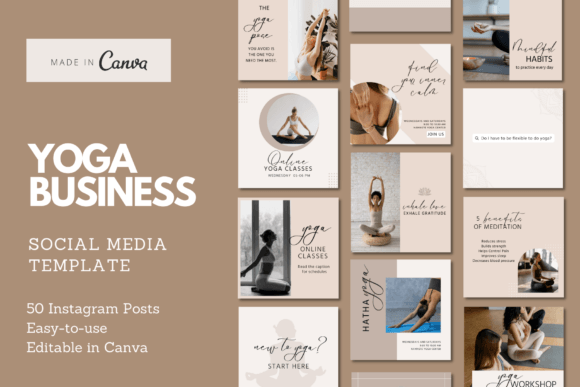 Wellness Instagram Template - Yoga