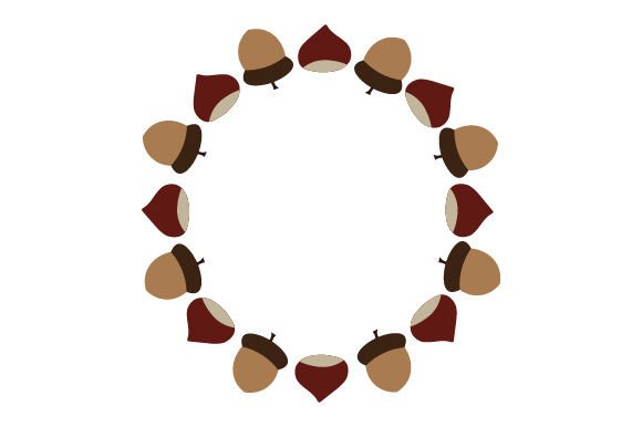 Chestnuts and Acorns Wreath