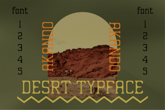 Akando Font - Preview 1
