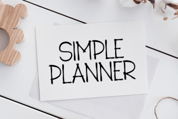 Black Pencil Font - Preview 3