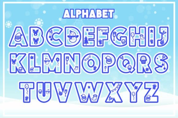 Christmas Font - Preview 1