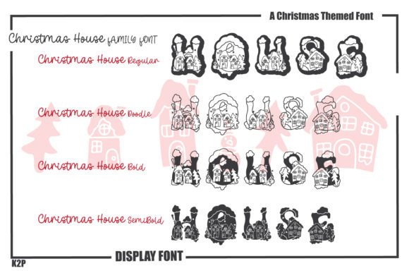 Christmas House Font - Preview 1
