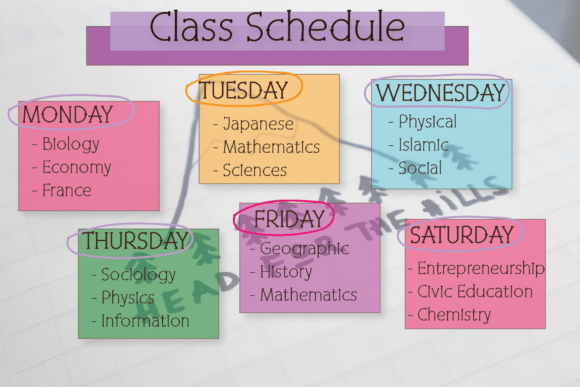 Diary a Notes Font PNG with transparent background - Preview 2