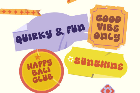 Groovy Day Font PNG with transparent background - Preview 6