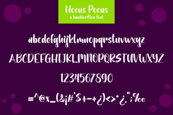 Hocus Pocus Font - Preview 6