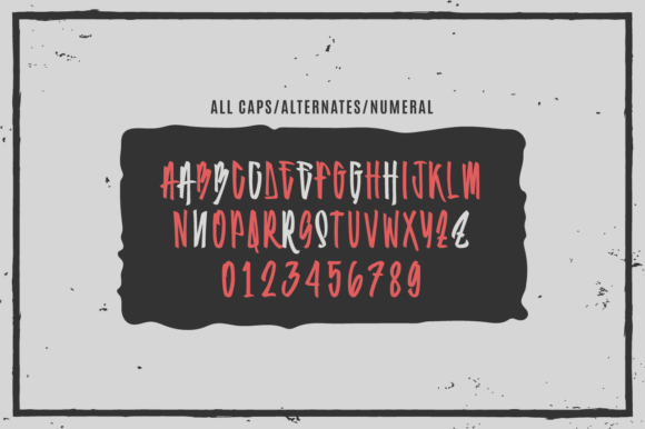 Insectivores Font PNG with transparent background - Preview 1