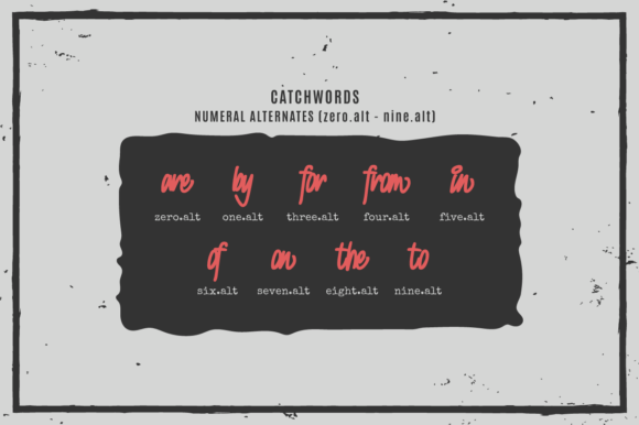 Insectivores Font PNG with transparent background - Preview 5