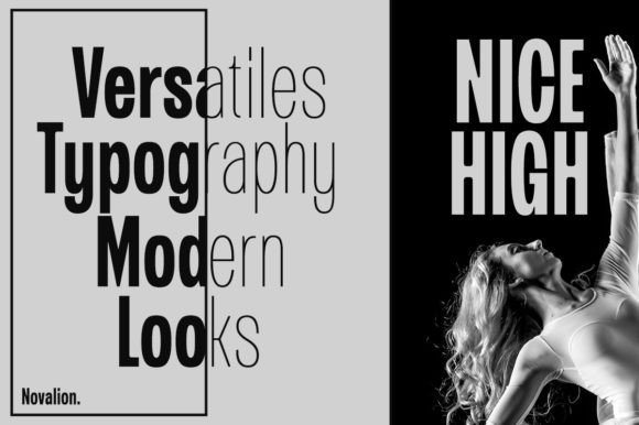 Novalion Font PNG with transparent background - Preview 4