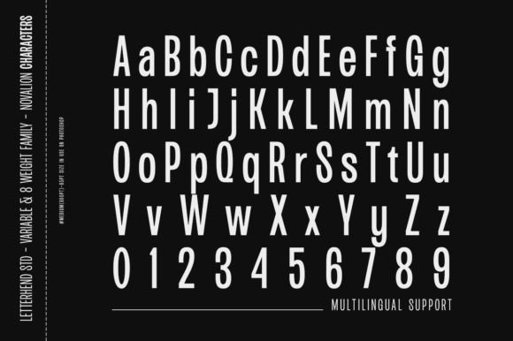 Novalion Font PNG with transparent background - Preview 6