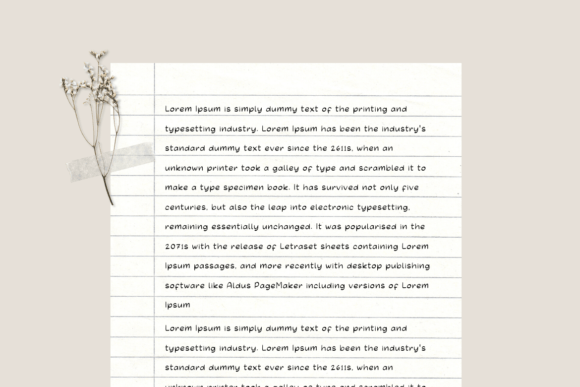 Oh My Notes Font PNG with transparent background - Preview 1