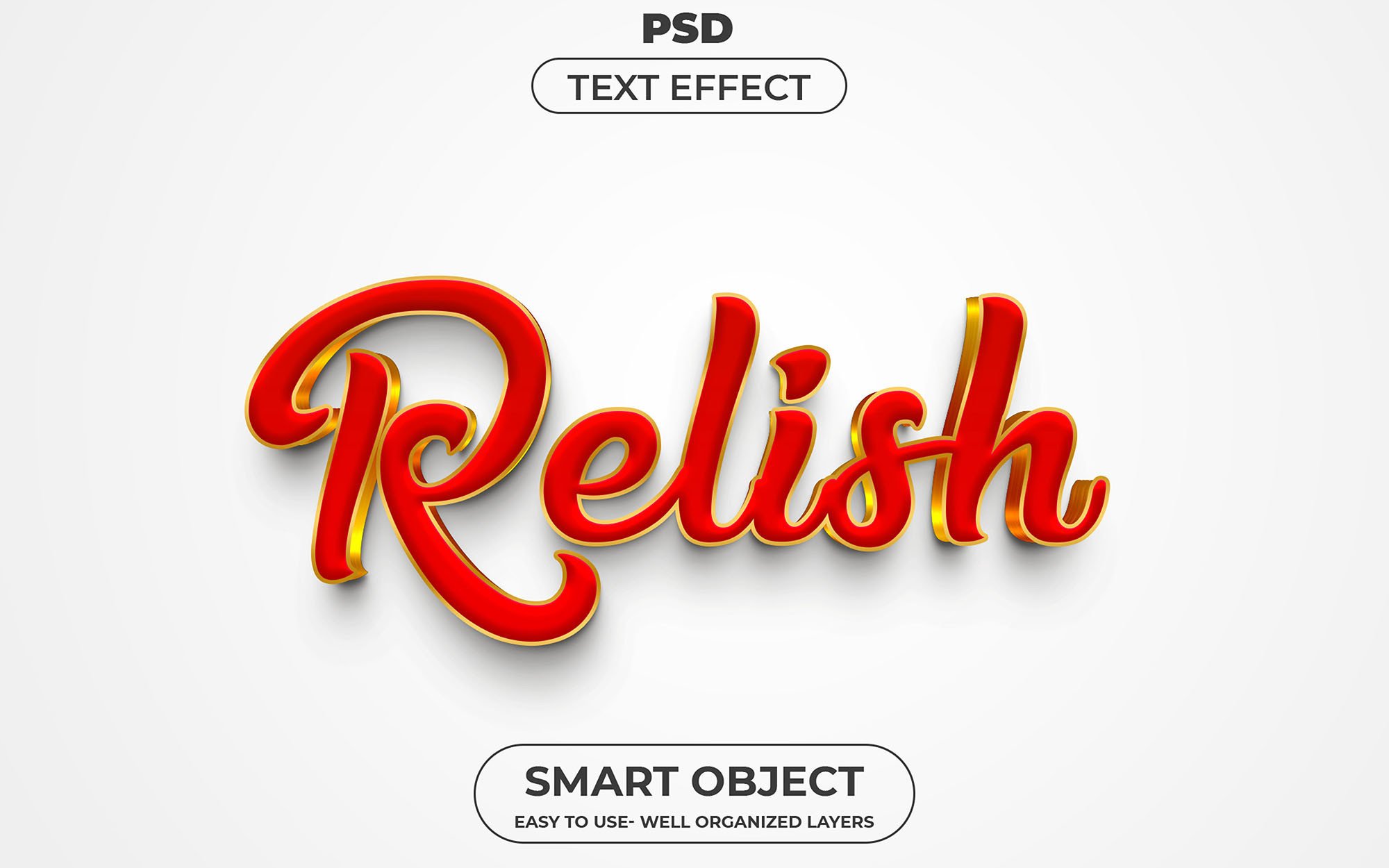 Relish 3D Editable Psd Text Effect Style Graphic by mdjahidul99519 ...