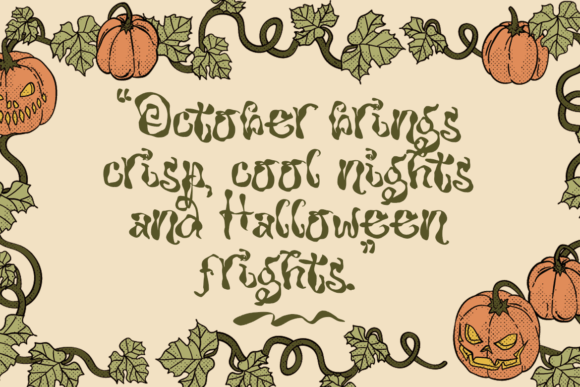 Scary Indigo Font PNG with transparent background - Preview 1