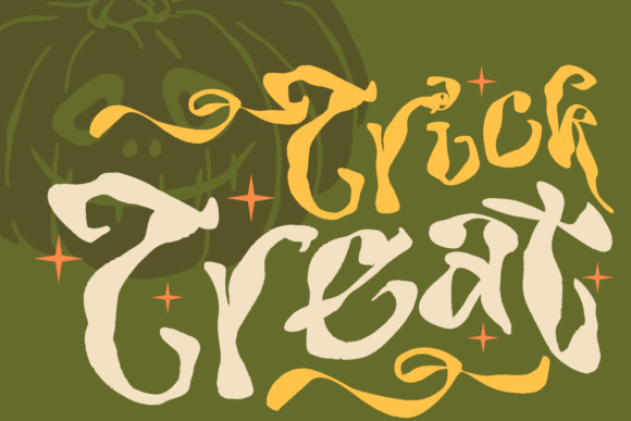 Scary Indigo Font PNG with transparent background - Preview 3