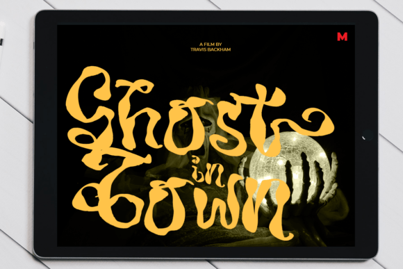 Scary Indigo Font PNG with transparent background - Preview 6