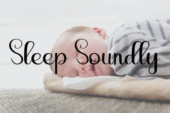 Sleep Font PNG with transparent background - Preview 1