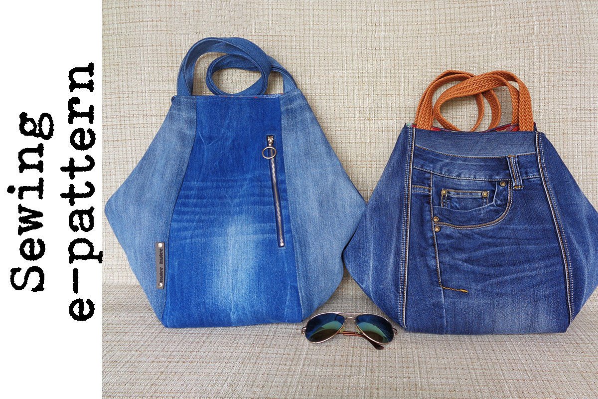 Tote Bag with Folded Sides