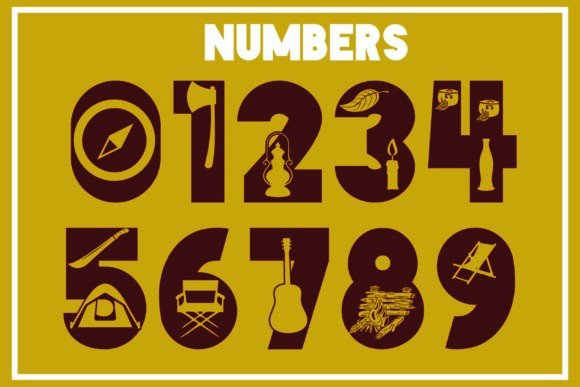 Camping Font - Preview 2