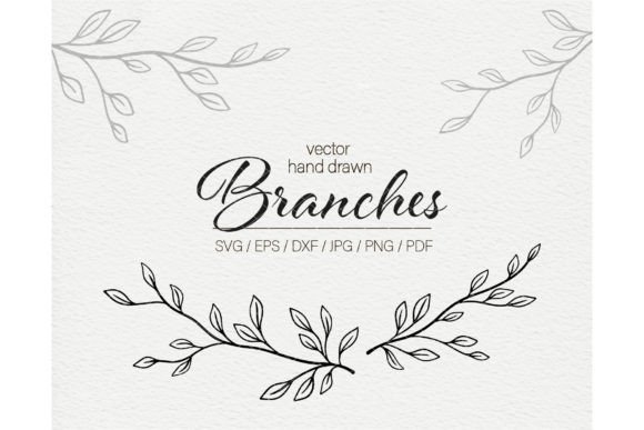 Floral Border Svg Branch Svg Vector Graphic Icons By DigitalArsiart