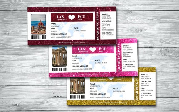 Boarding Pass Template