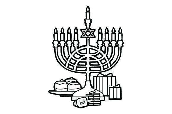Fustelle in metallo per fai da te Hanukkah Happy Hanukkah, per