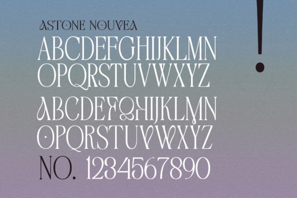 Astone Nouvea Font - Preview 6