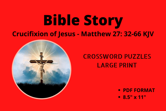 Bible Stories - Crucifixion of Jesus Grafik KDP-Interieurs Von Smartkid Prints