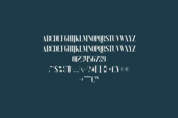 Deirdre Font PNG with transparent background - Preview 1