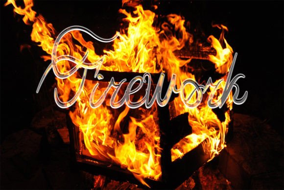 Firework Font - Preview 4
