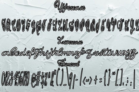 Firework Font - Preview 6
