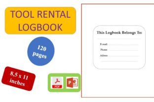 Tool Rental Log Tool Rental Log Book Graphic by Mediator teacher · Creative Fabrica