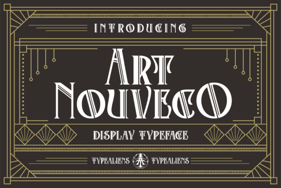 Art Nouveco font