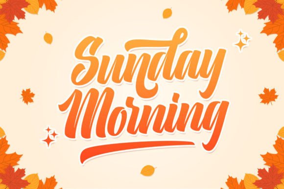 Autumn Monday Font - Preview 1