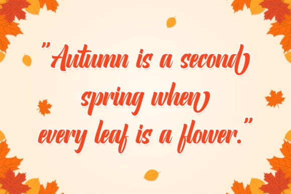 Autumn Monday Font - Preview 5