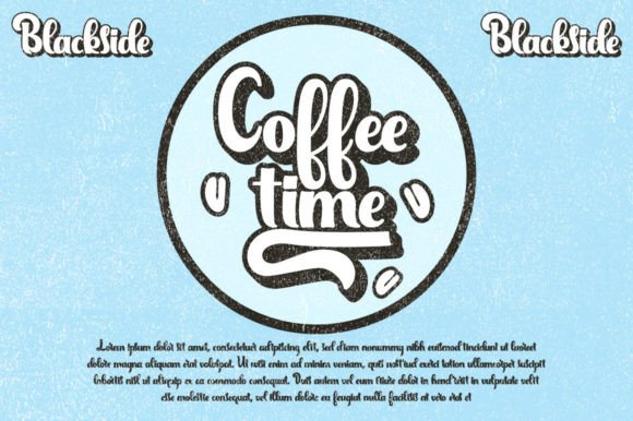 Blackside Font - Preview 1
