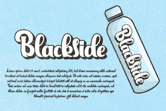Blackside Font - Preview 2