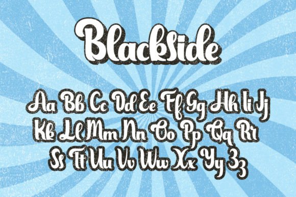 Blackside Font - Preview 6