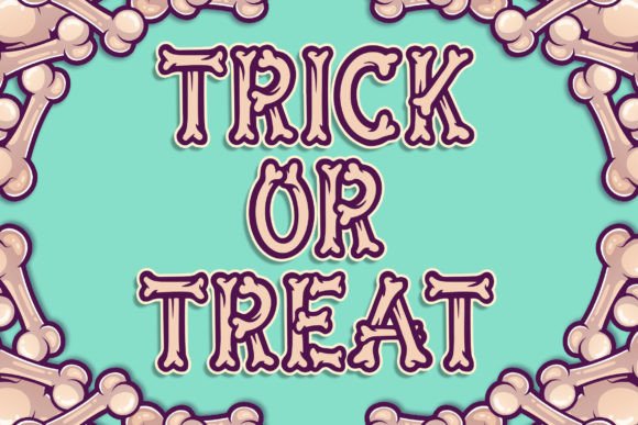 Bones Letter Font - Preview 4
