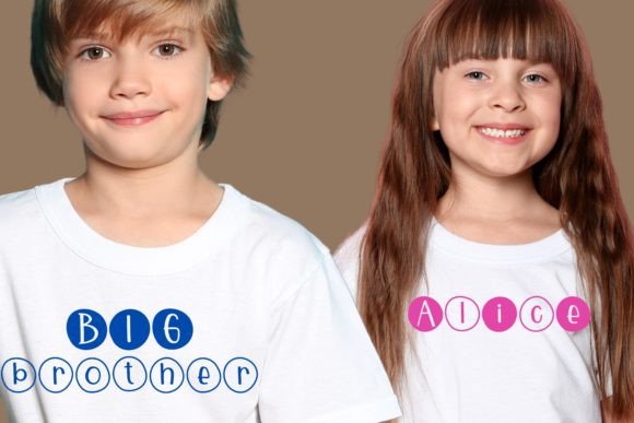 Bubble Dot Font - Preview 1