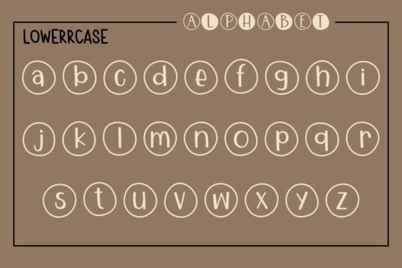 Bubble Dot Font - Preview 6