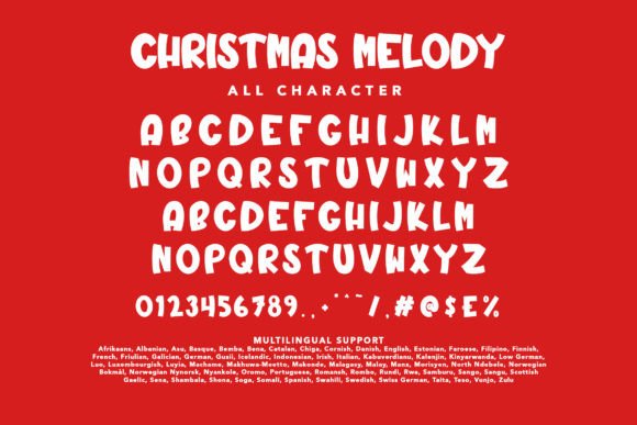 Christmas Melody Font - Preview 6