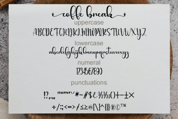 Coffee Break Font - Preview 3