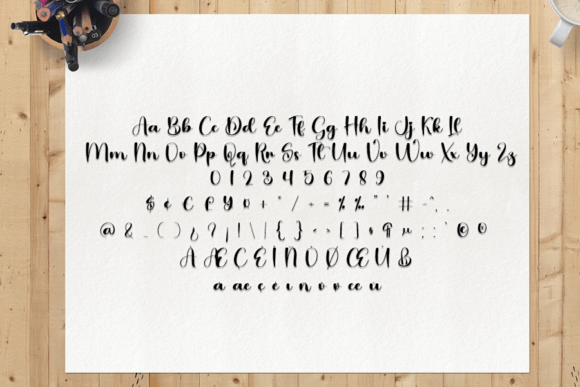 Drawing Font - Preview 6