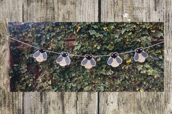 Easy Sewing Bee Bunting PDF Pattern